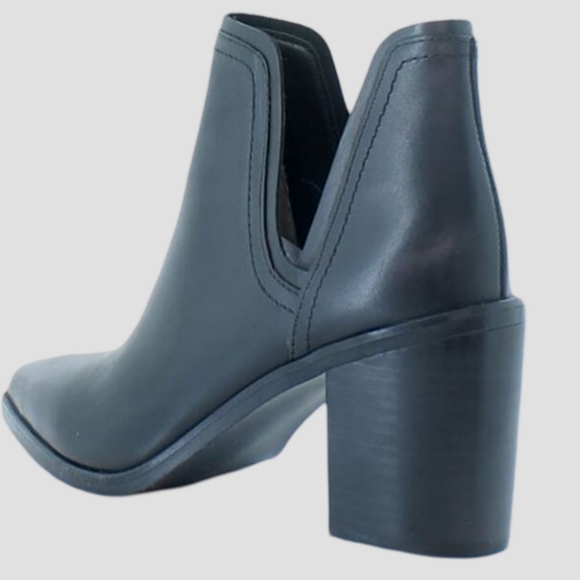 Steve Madden Havannah Black Leather Ankle Booties Size 7.5 NEW - Picture 10 of 11